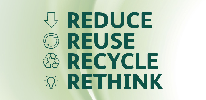 Reduzieren. Wiederverwenden. Recyceln.